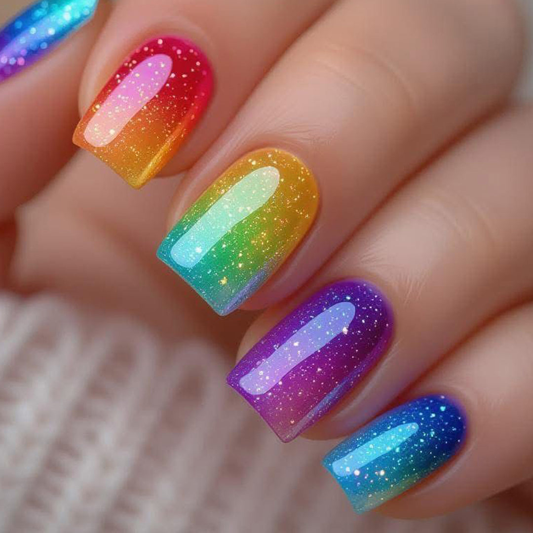 Gradient Glitter Nail Art Set Bowlift