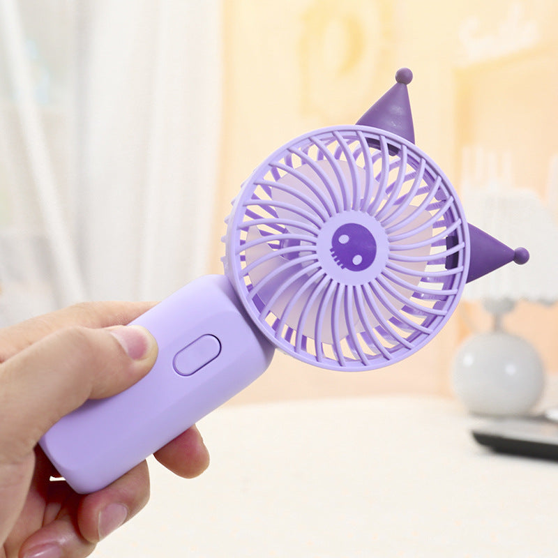 Women's Portable Mini Hand Fan in Cute Bear Design Bowlift