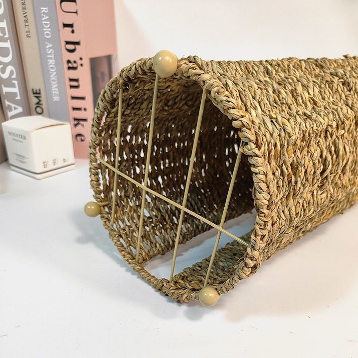 Women Multifunctional Rattan Storage Basket Bowlift