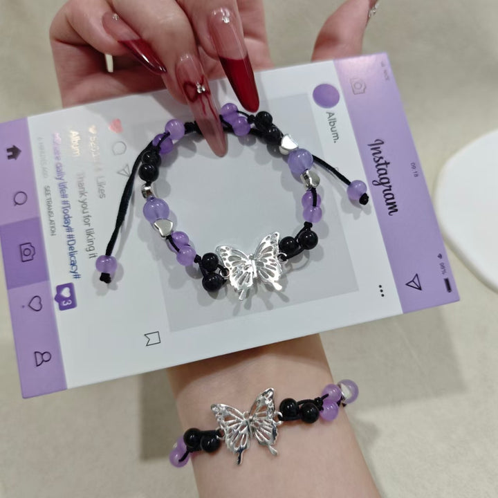 Butterfly Charm Adjustable Bracelet Bowlift