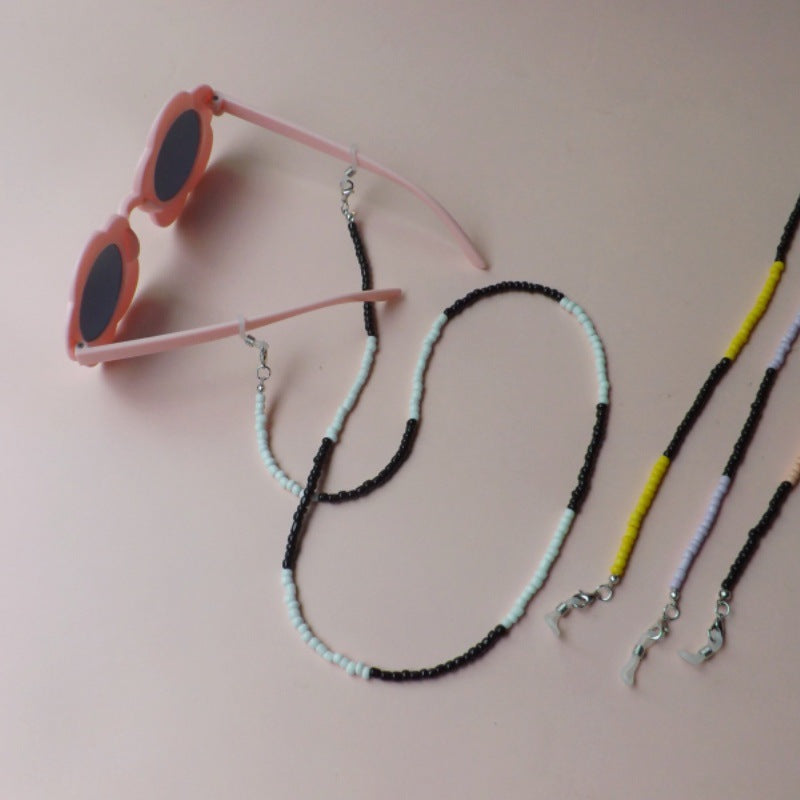 Fashionable Bead Glasses Chain Bowlift