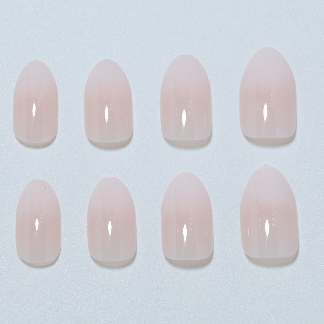 Natural Finish Press-On Nail Tips Bowlift