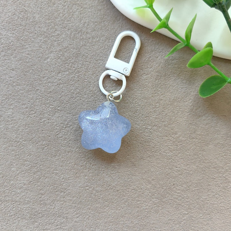 Keychain with Radiant Heart Bowlift