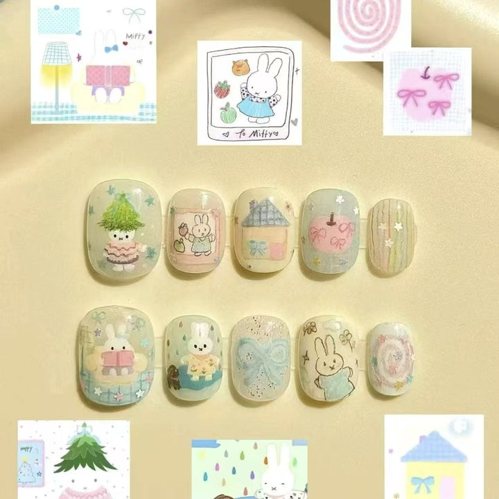 Artistic Character Nail Art Set Bowlift
