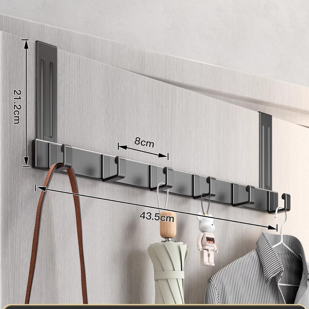 Over-Door Multi-Hook Storage Rack