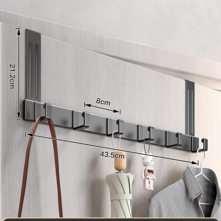 Over-Door Multi-Hook Storage Rack