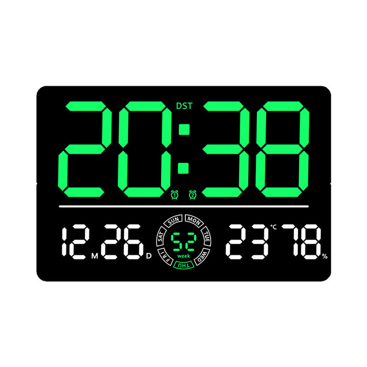 Digital Multifunction Alarm Clock with Hygrometer and Temperature Display Bowlift
