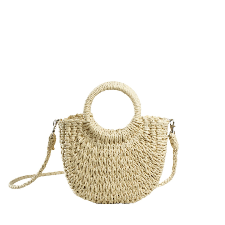 Handmade Basthandbag with Round Handles Bowlift