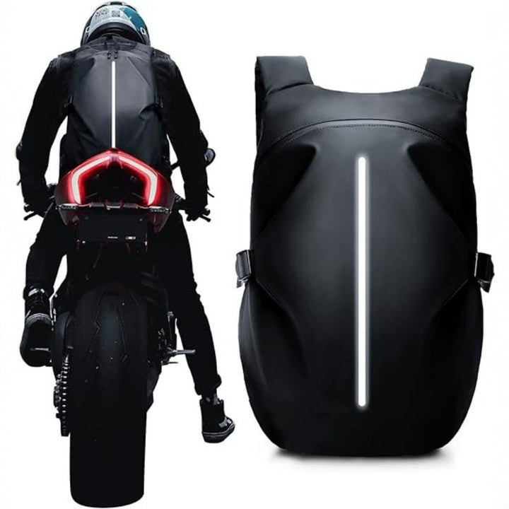 Sporty backpack with reflective design elements Bowlift
