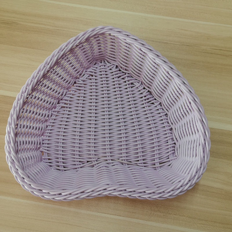 Decorative Wicker Storage Tray Bowlift