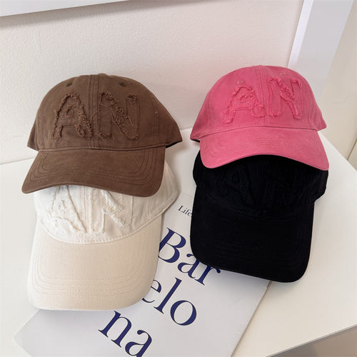 Women's Distressed Adjustable Baseball Cap Bowlift