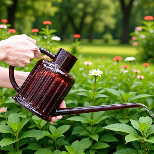 Vintage-Inspired Plastic Watering Can