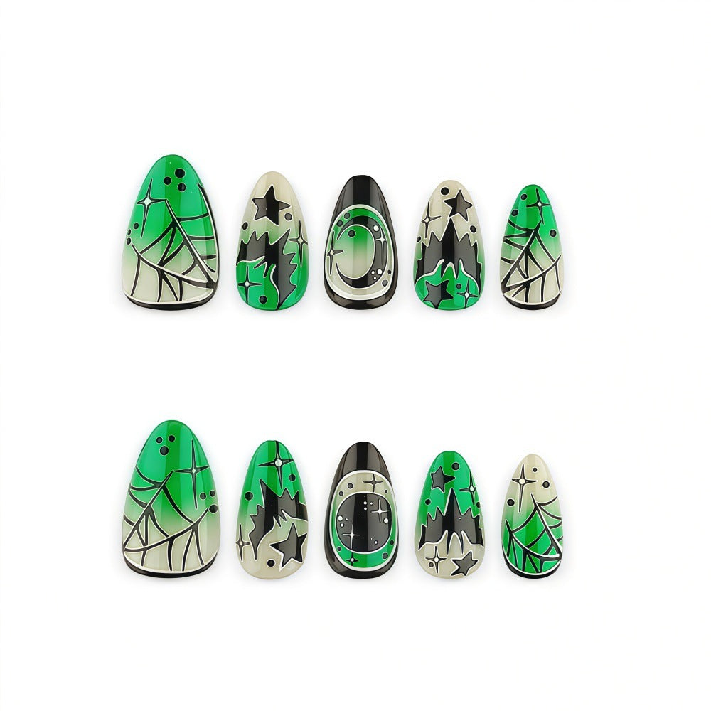 Halloween-themed artificial nails Bowlift