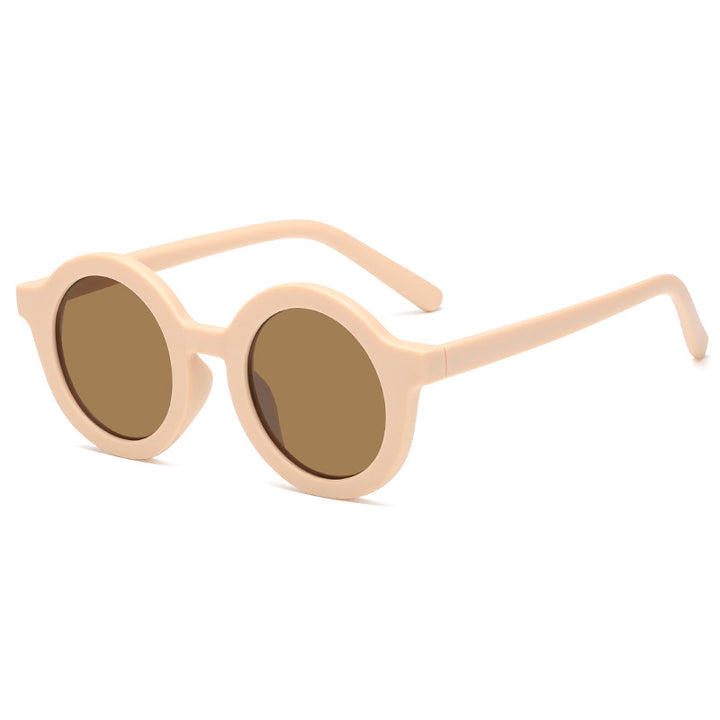 Women's stylish round sunglasses with modern plastic frame Bowlift