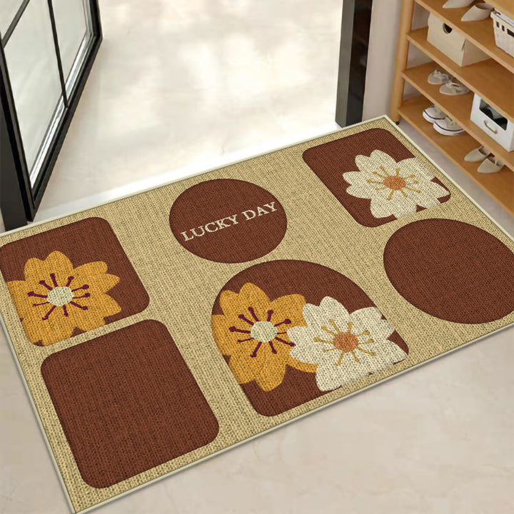 Decorative Star-patterned Bath Mat Bowlift