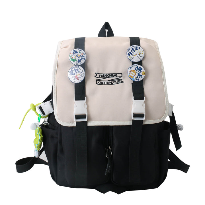 Whimsical Character Print Backpack