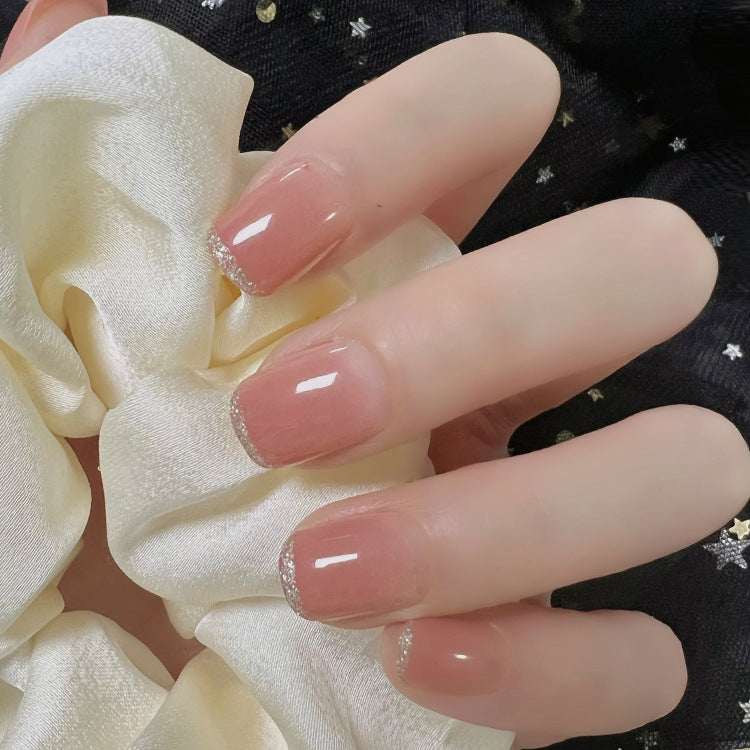 Stylish Shimmering Press-On Nail Tips Bowlift