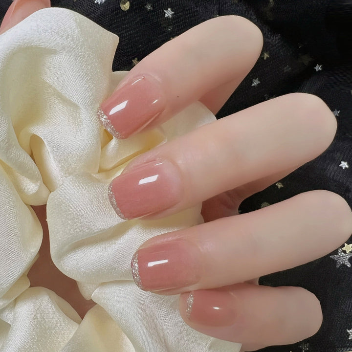 Stylish Shimmering Press-On Nail Tips Bowlift