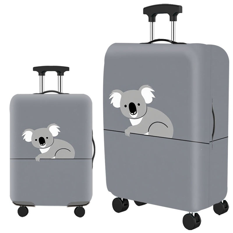 Artistic Cat-Themed Hard Shell Suitcase Bowlift