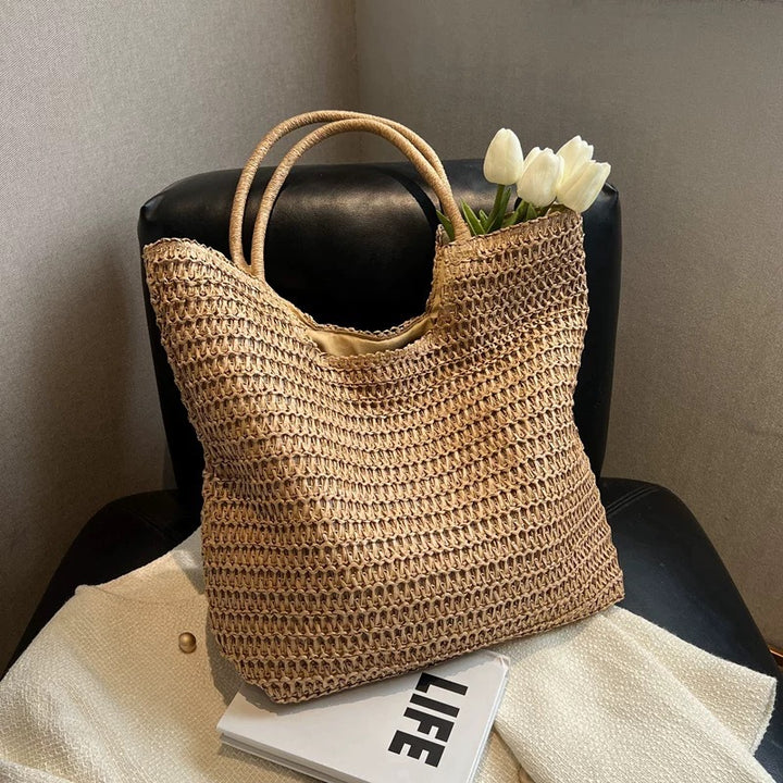 Spacious Macrame Tote Bag Bowlift
