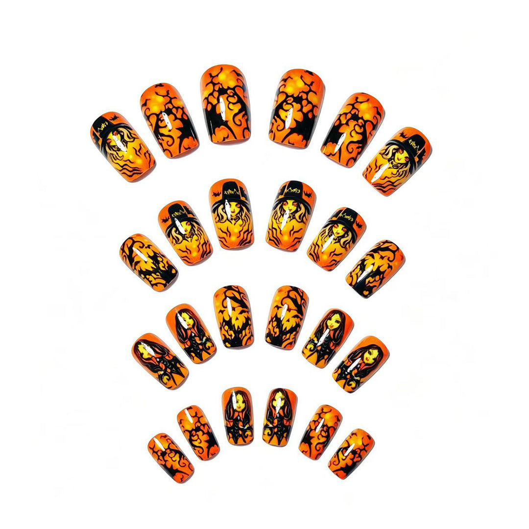 Creative Halloween-style Art Nails Bowlift