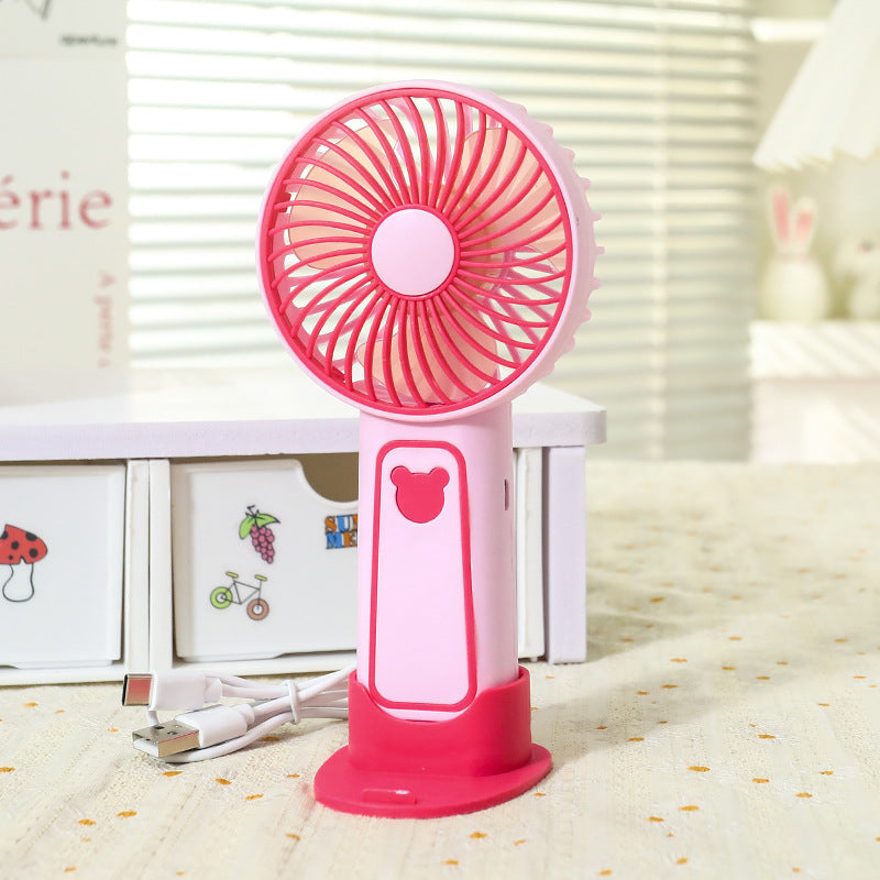 Women's Mini Hand Fan with USB Charging Function Bowlift