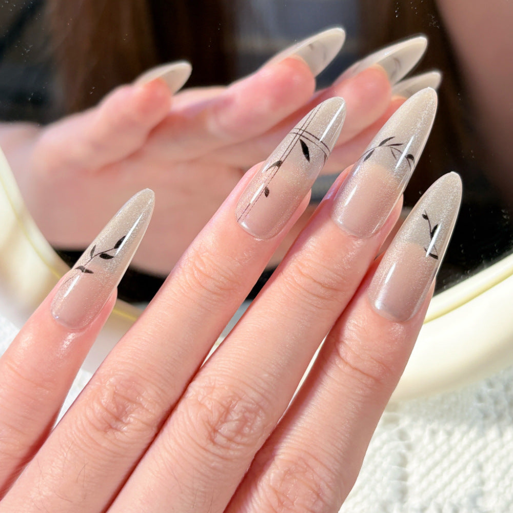 Artistic Stiletto Press-On Nail Set Bowlift