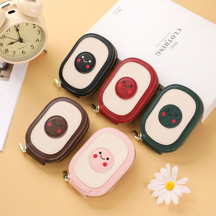 Cute Cartoon Zippered Coin Purse Bowlift