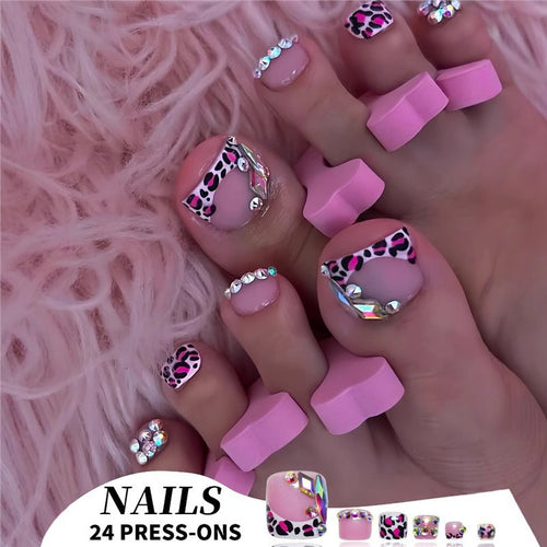 Decorative 3D Press-On Nail Art Set Bowlift