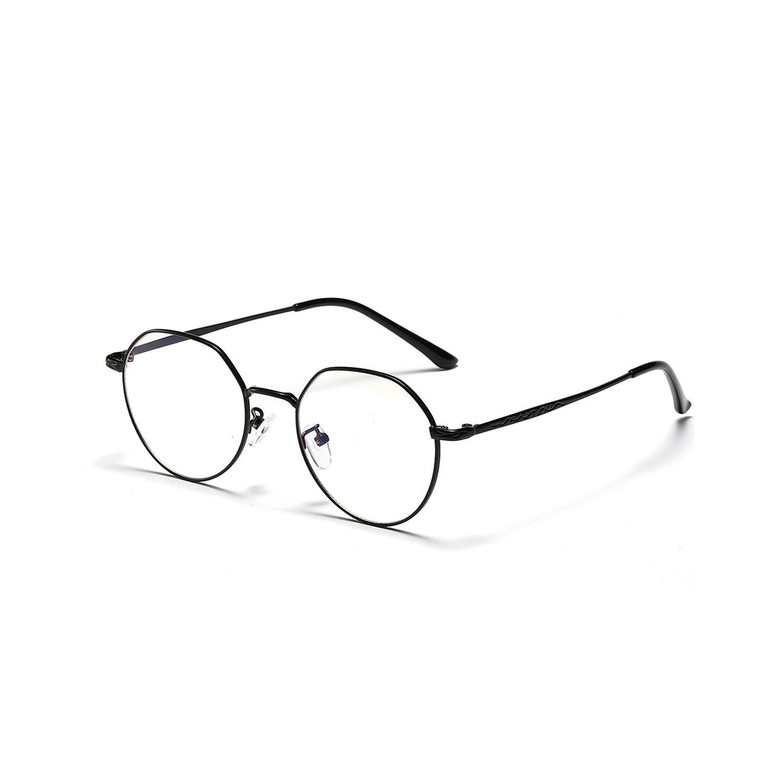 Women's round glasses with delicate metal frame Bowlift