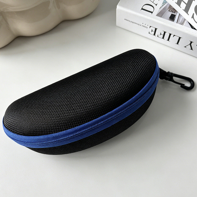 Semi-Rigid Zippered EVA Sunglasses Case with Carabiner Bowlift