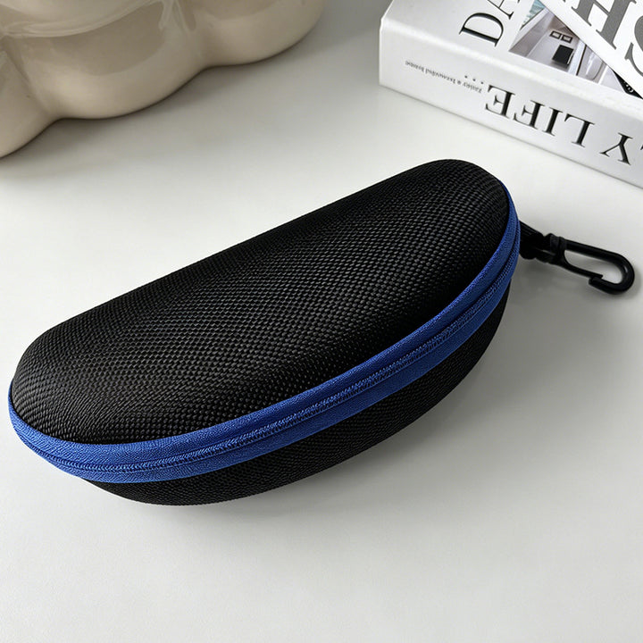 Semi-Rigid Zippered EVA Sunglasses Case with Carabiner Bowlift
