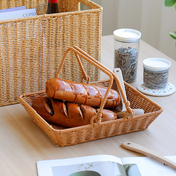 Unisex Rectangular Shopping and Storage Basket Bowlift