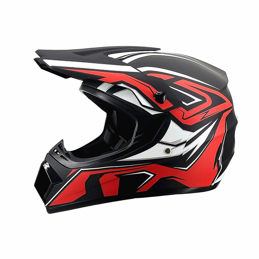 full-face motocross helmet with extended visor and reinforced chin guard Bowlift