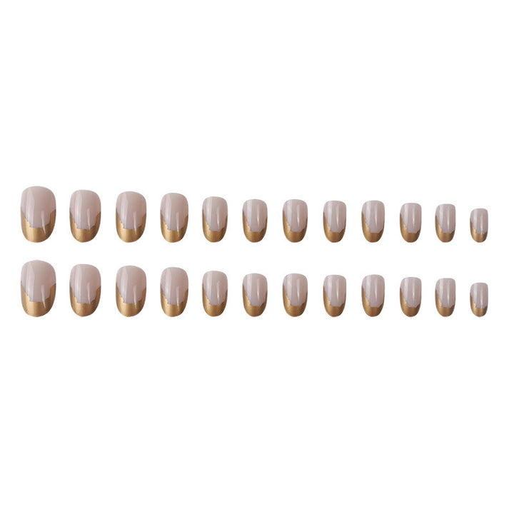 Elegant French Tip Gel Nail Extensions Bowlift