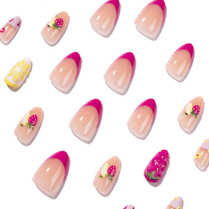 Artful Nail Art with Fruity Design Bowlift