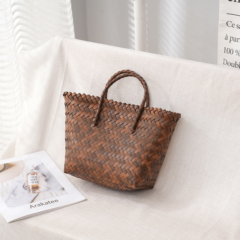 Elegant Woven Tote Bag Bowlift