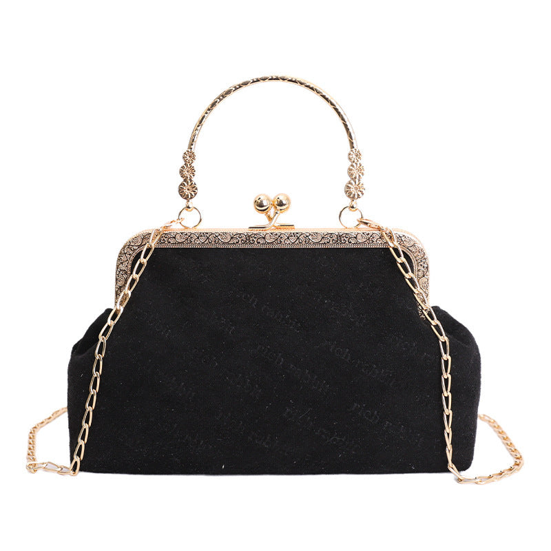 Elegant Vintage Style Clutch Bag Bowlift