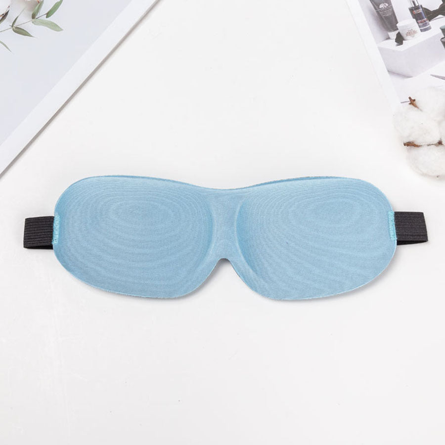 Unisex nan light-blocking travel mask with thermoformable nylon cover and wide comfort band Bowlift
