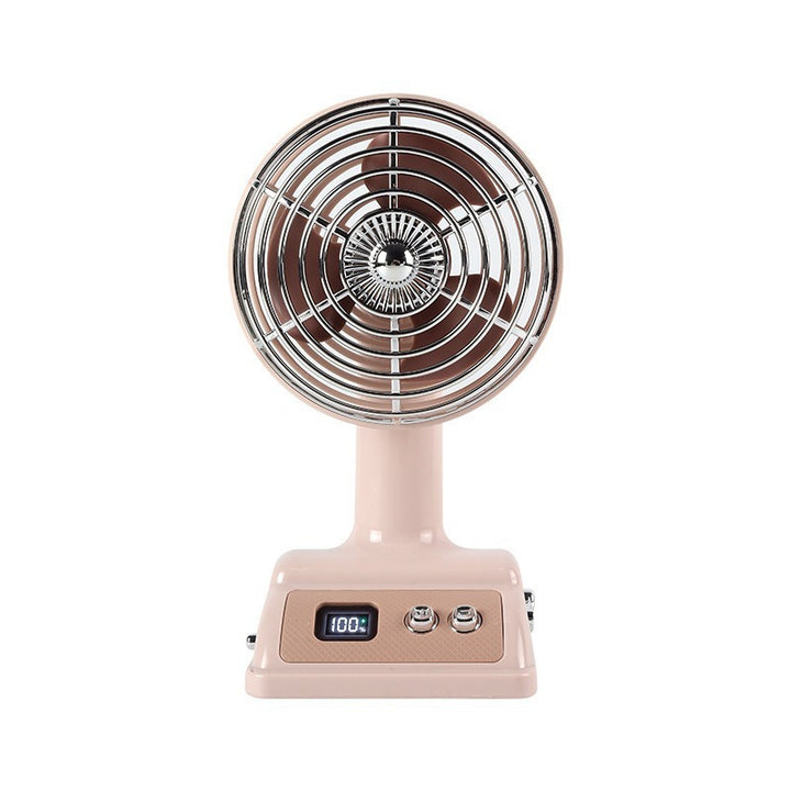 Unisex Portable Table Fan with Digital Display and Flexible Tilt Function Bowlift