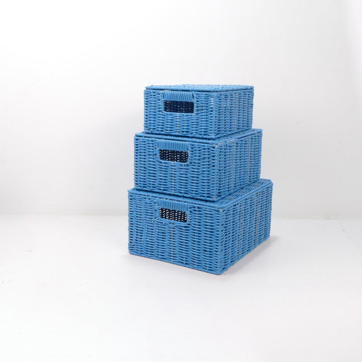 Women storage baskets made of woven material Bowlift