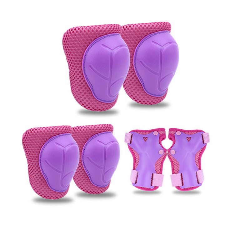 Children's Colorful Safety Helmet and Protective Gear Set Bowlift