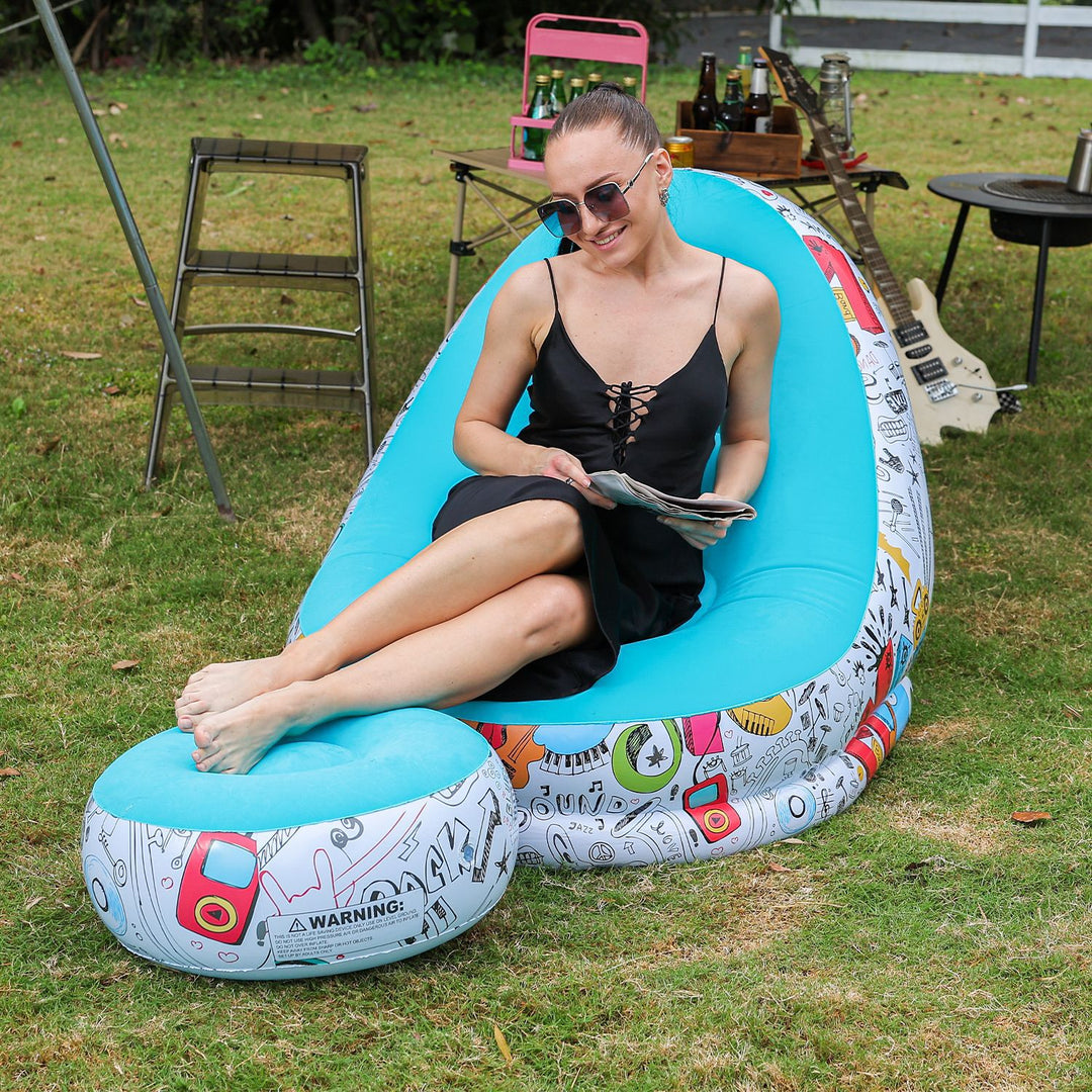 Women Multifunctional Inflatable Relax Lounge Bowlift