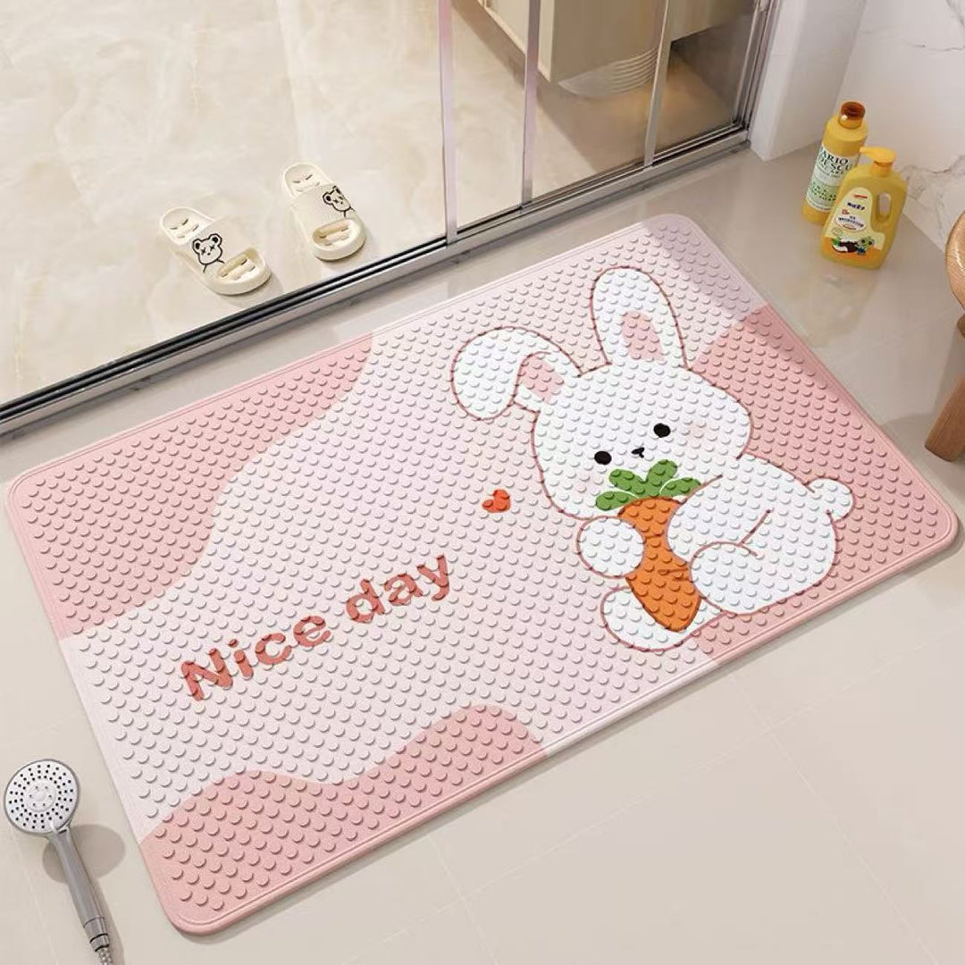 Cute Cartoon Bath Mat Bowlift