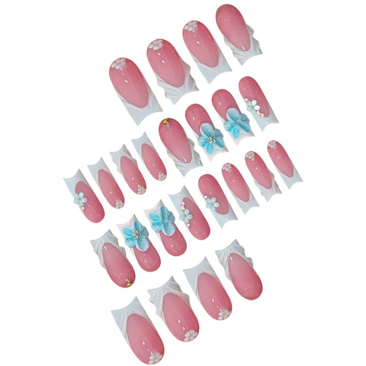 Decorative Acrylic Press-On Nail Art Bowlift
