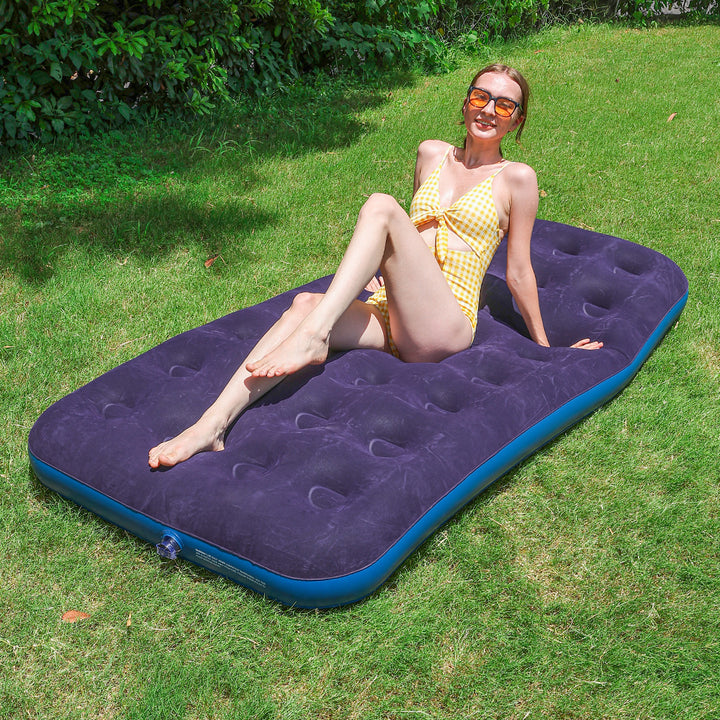 Women's Comfortable Inflatable Lounge Chair with Soft Surface Material Bowlift