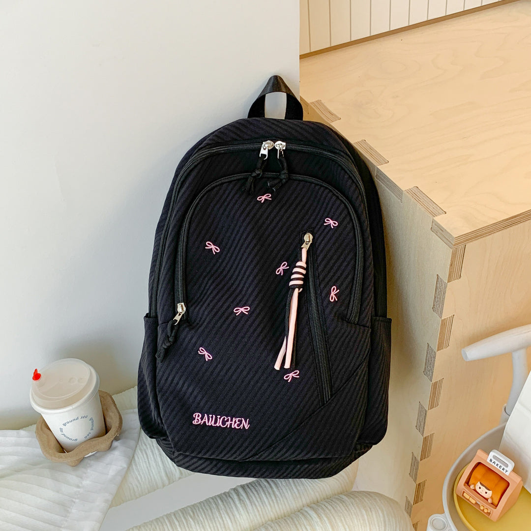 Stylish Embroidered Backpack