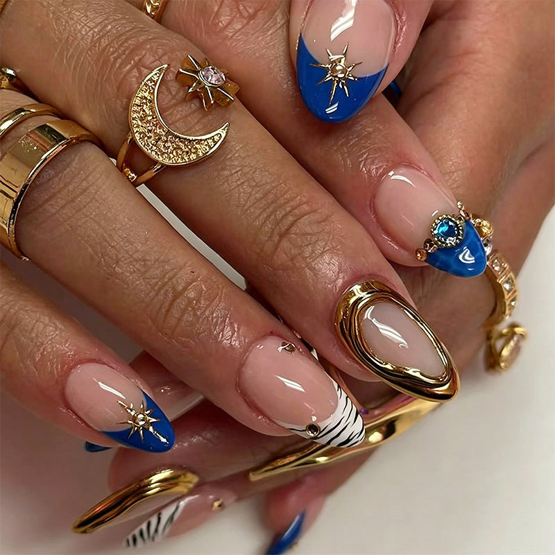 Luxury Nail Art Set with Galactic Designs Bowlift