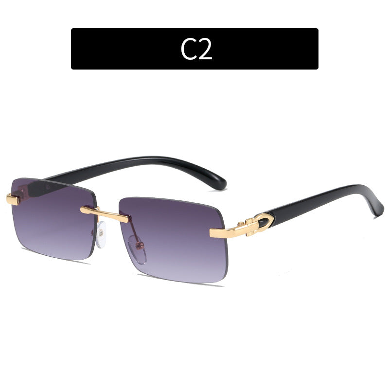 Sleek Geometric Square Frame Sunglasses