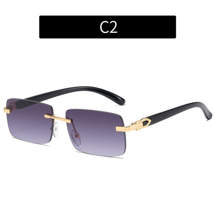 Sleek Geometric Square Frame Sunglasses